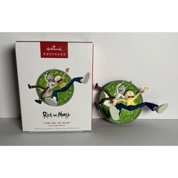2024 Hallmark Keepsake Ornament - Rick and Morty The Vat of Acid - Picture 1 of 4